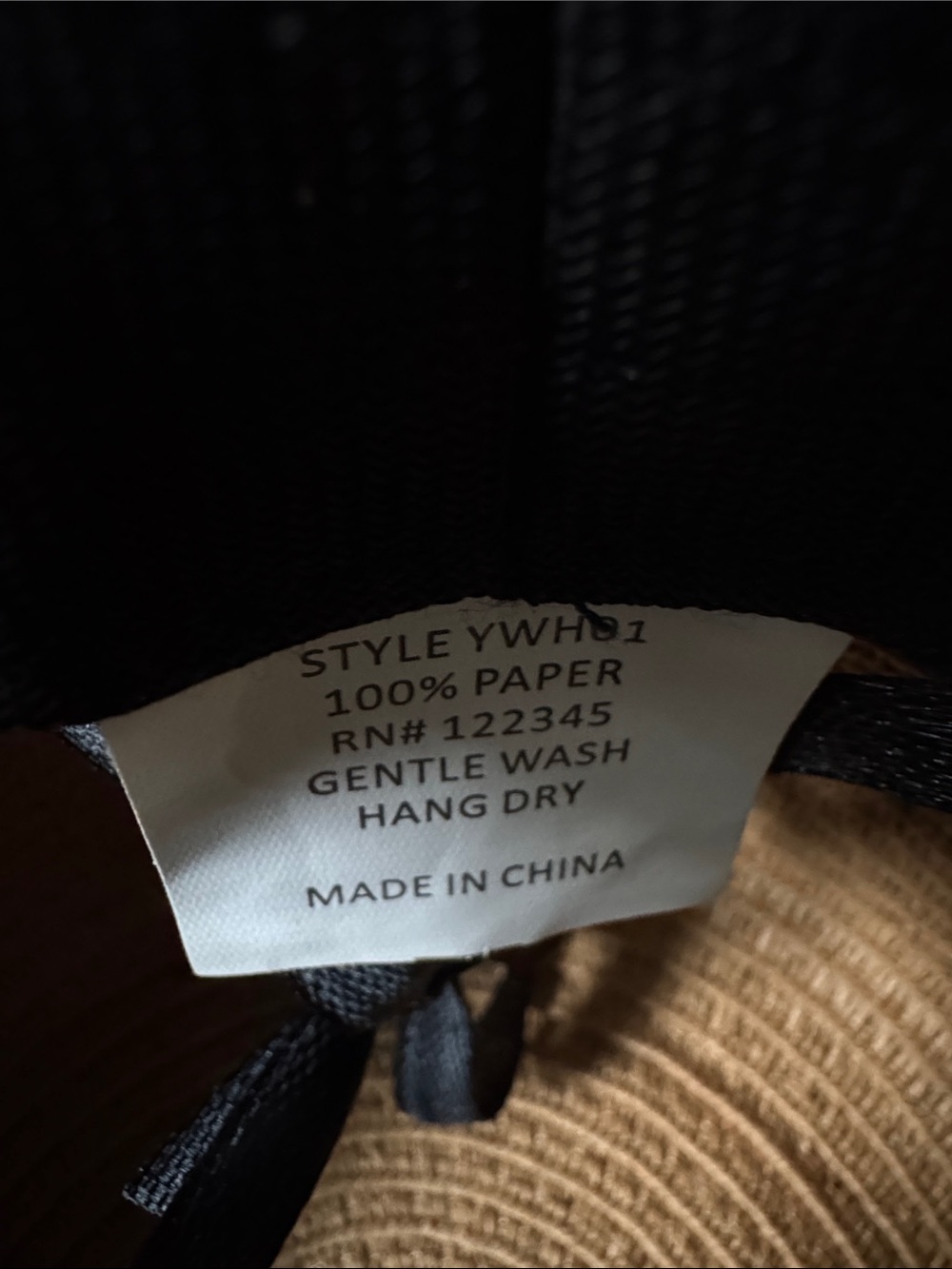 Wide Brim Sun Hat - Tan - Picture 7 of 7